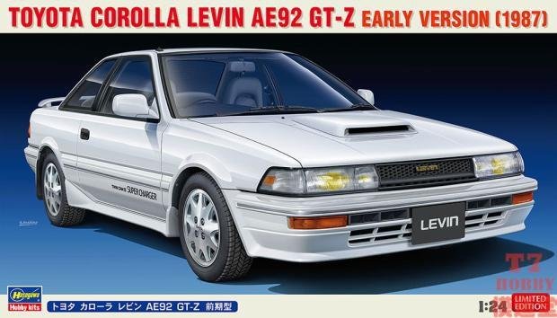 長谷川 1/24 拼裝車模Corolla Levin AE92 GT-Z Early Type 20596