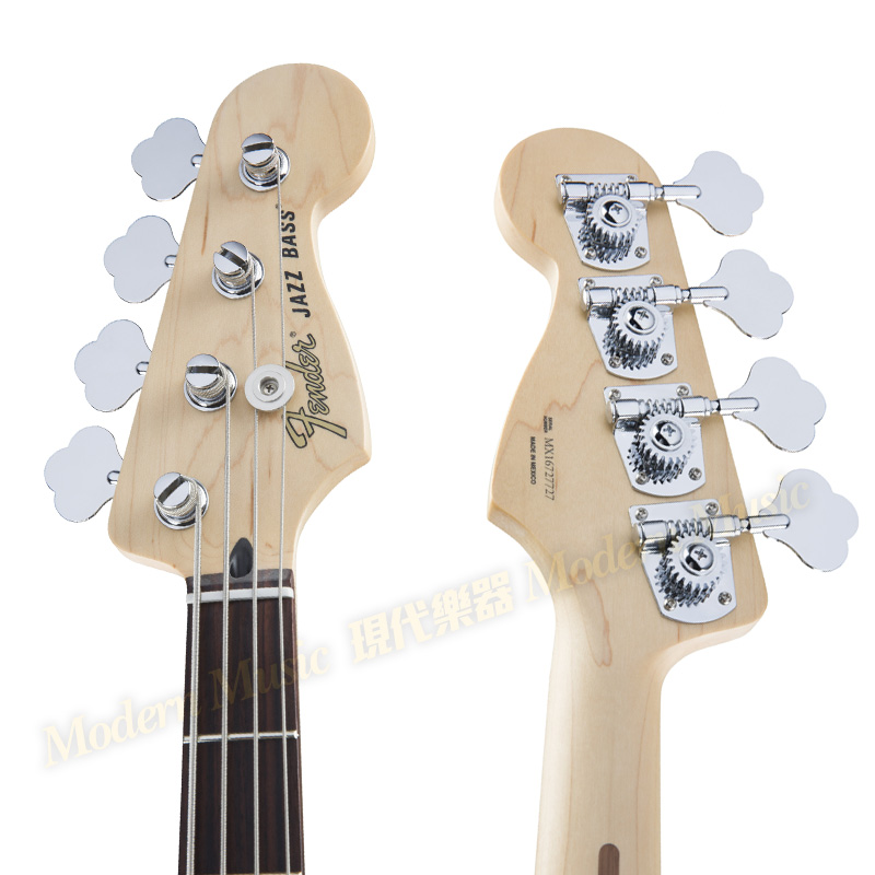 【現代樂器】現貨！Fender Deluxe Active Jazz 電貝斯 衝浪綠色 J Bass 附原廠袋+贈配件