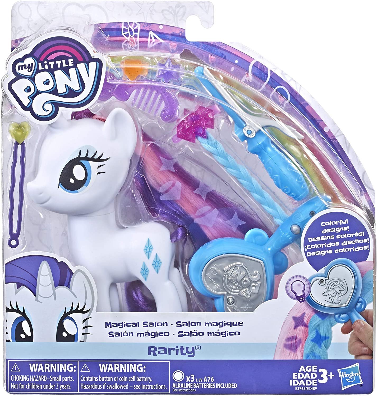 彩虹小馬6吋沙龍變髮組rarity 珍奇my Little Pony 孩之寶hasbro 正版公司貨 Yahoo奇摩拍賣