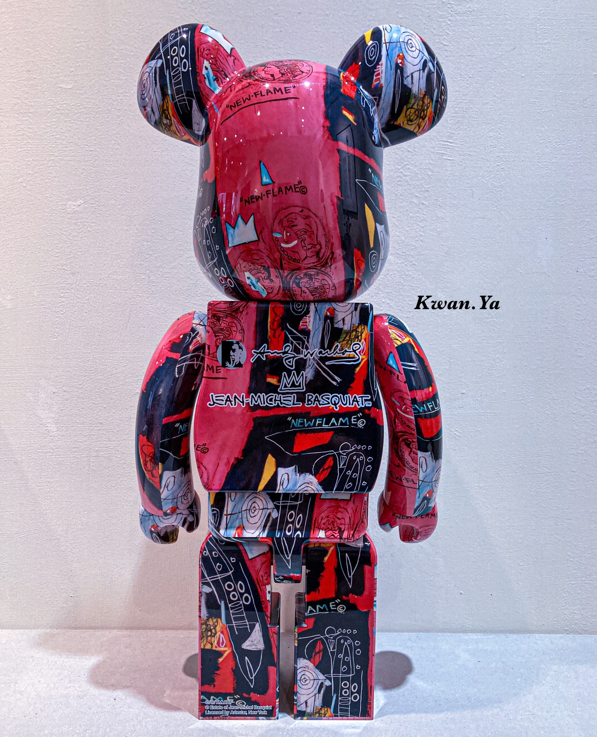 BE@RBRICK Andy Warhol JEAN-MICHEL BASQUIAT 1000％ 巴斯奇亞安迪沃荷