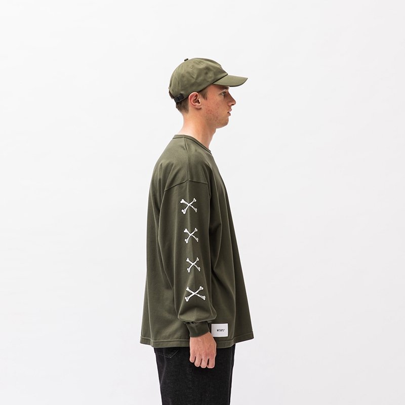 希望商店】WTAPS LXLXW / LS / COTTON 22AW 手臂骨頭印花長袖T恤