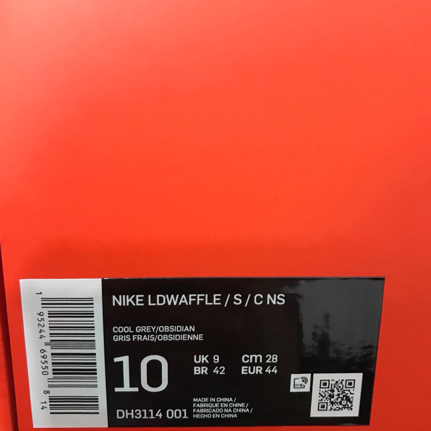 現貨全新NIKE X SACAI X CLOT LDWAFFLE GREY 灰色DH3114-001 US10