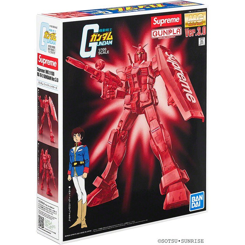 日貨代購CITY】SUPREME MG 1/100 RX-78-2 GUNDAM Ver.3.0 鋼彈限量現貨