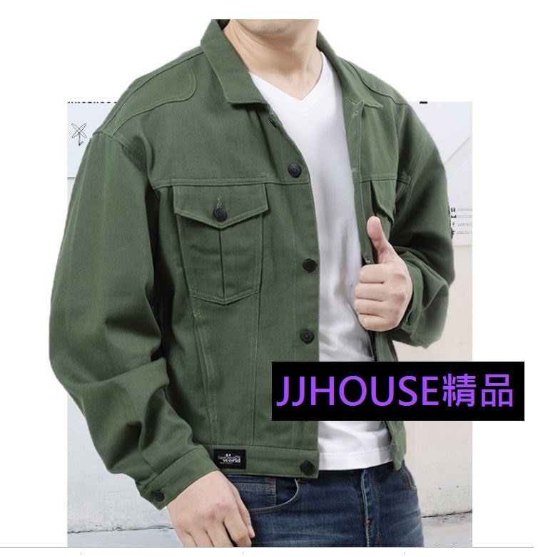 Jjhouse韓版大尺碼１５０公斤牛仔外套男生外套大尺碼外套男裝男上衣外套 Yahoo奇摩拍賣