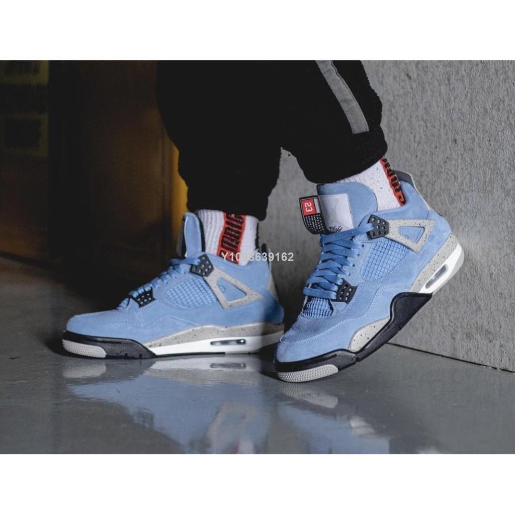 代購】Air Jordan 4 SE University Blue AJ4 喬丹北卡藍運動籃球鞋