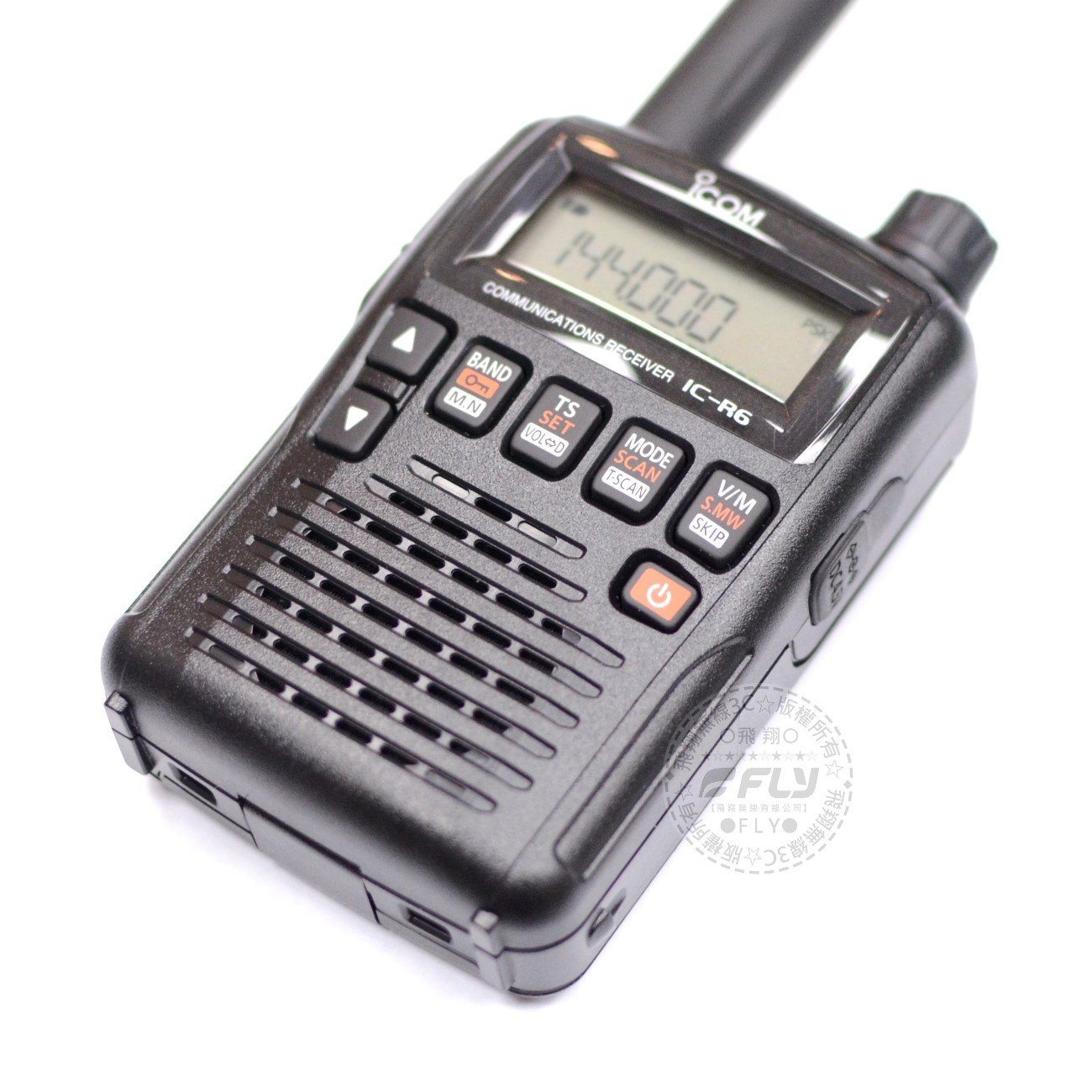 飛翔商城】ICOM IC-R6 無線電全頻接收機◉公司貨◉日本原裝◉手持式