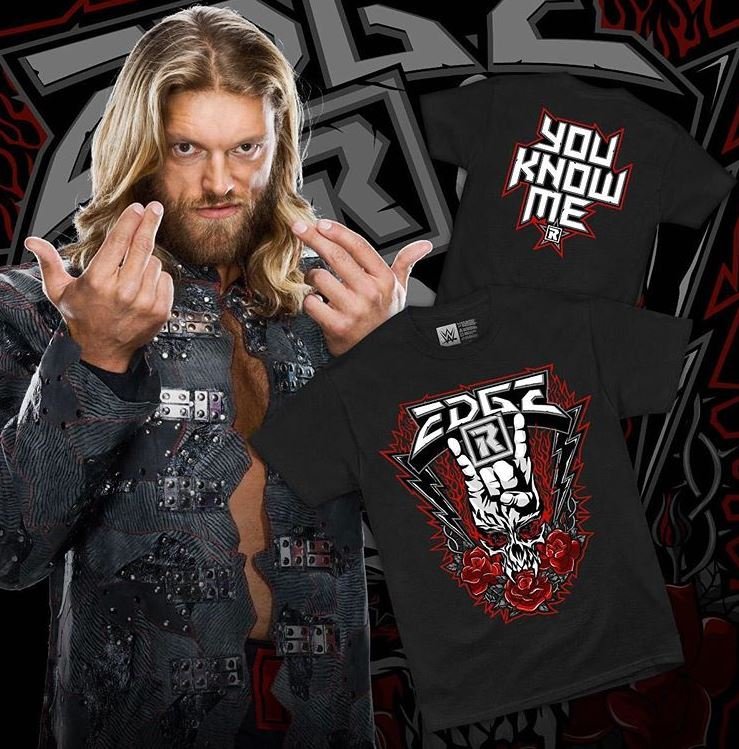 美國瘋潮]正版WWE Edge You Know Me Authentic T-Shirt 限制級巨星回歸