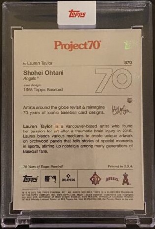 大谷翔平漂亮藝術畫卡2021 Topps Project 70 Art Card MVP | Yahoo奇摩拍賣
