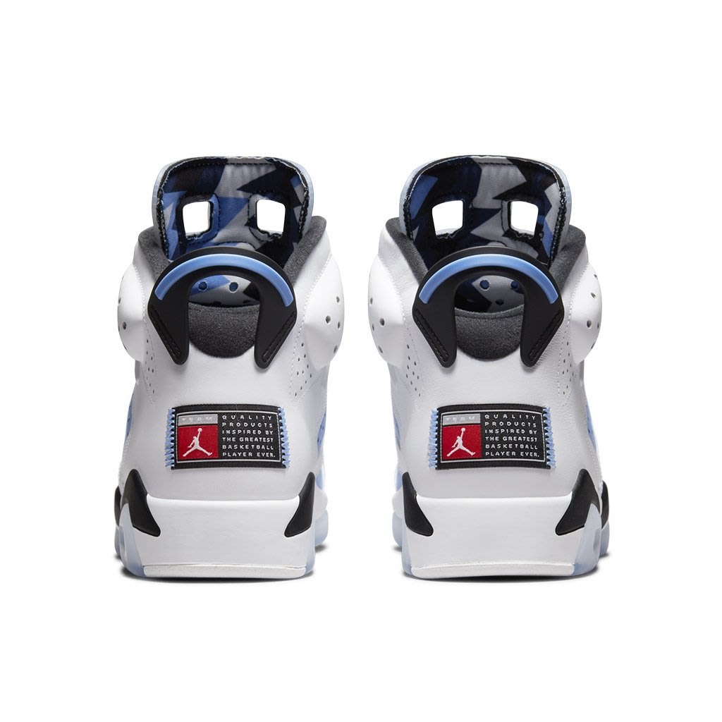 預購商品】NIKE AIR JORDAN 6 RETRO UNC 白北卡藍【CT8529-410