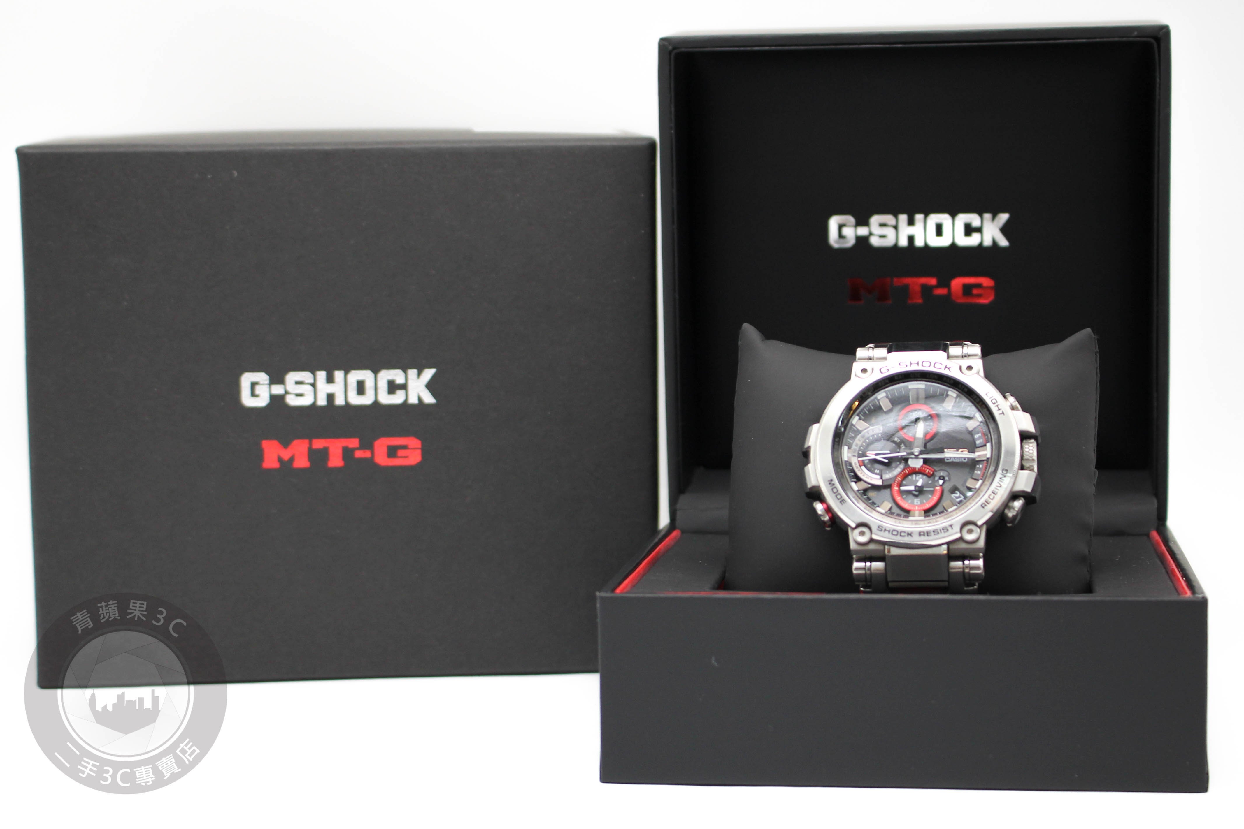 高雄青蘋果g Shock Mtg B1000d 1a Mt G系列太陽能世界六局電波錶二手手錶 Yahoo奇摩拍賣