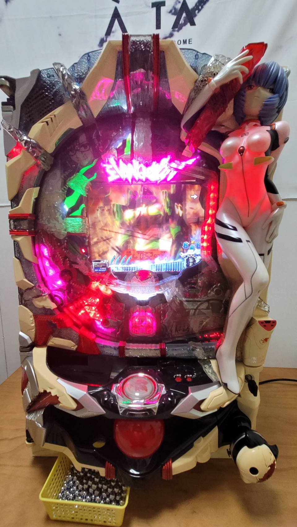 柯先生日本原裝小鋼珠柏青哥2013 福音戰士8 高級戰鬥 大型家用電玩機台打檯子遊藝場的刺激超酷炫個人遊戲室電動間