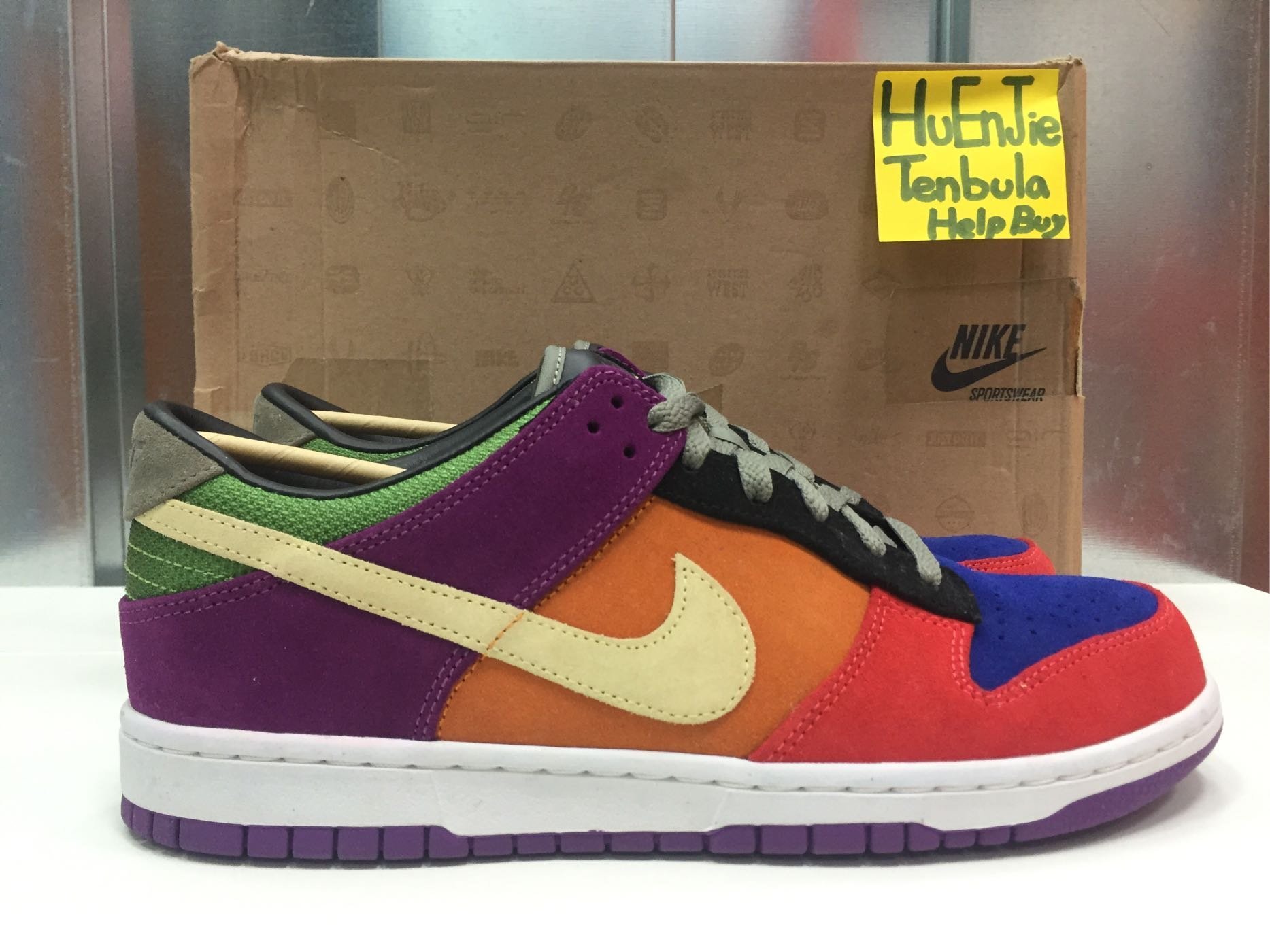 Nike Dunk PRM Low Viotec SP Rainbow Zoom Air 617069-550 彩虹