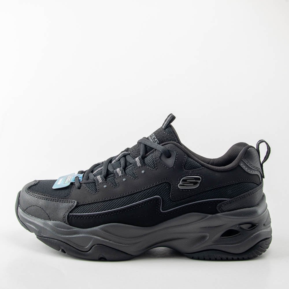 SKECHERS 男D'LITES 4.0 GOODYEAR 固特異大底237225BBK 全黑工作鞋警察 