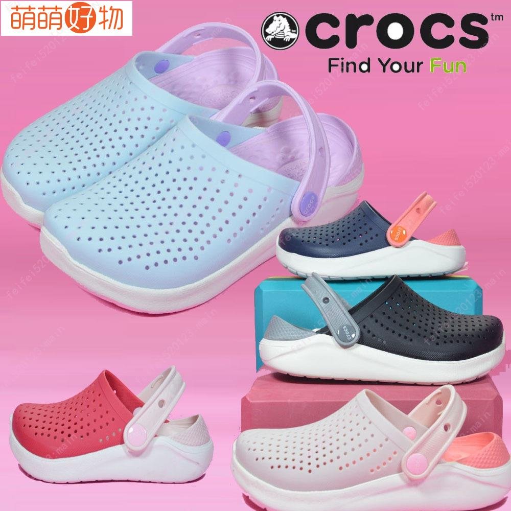 C9-J3 Crocs 男童鞋 洞洞鞋 兒童鞋 克駱格 LiteRide 卡駱池 女童鞋 防滑沙灘鞋~萌萌好物