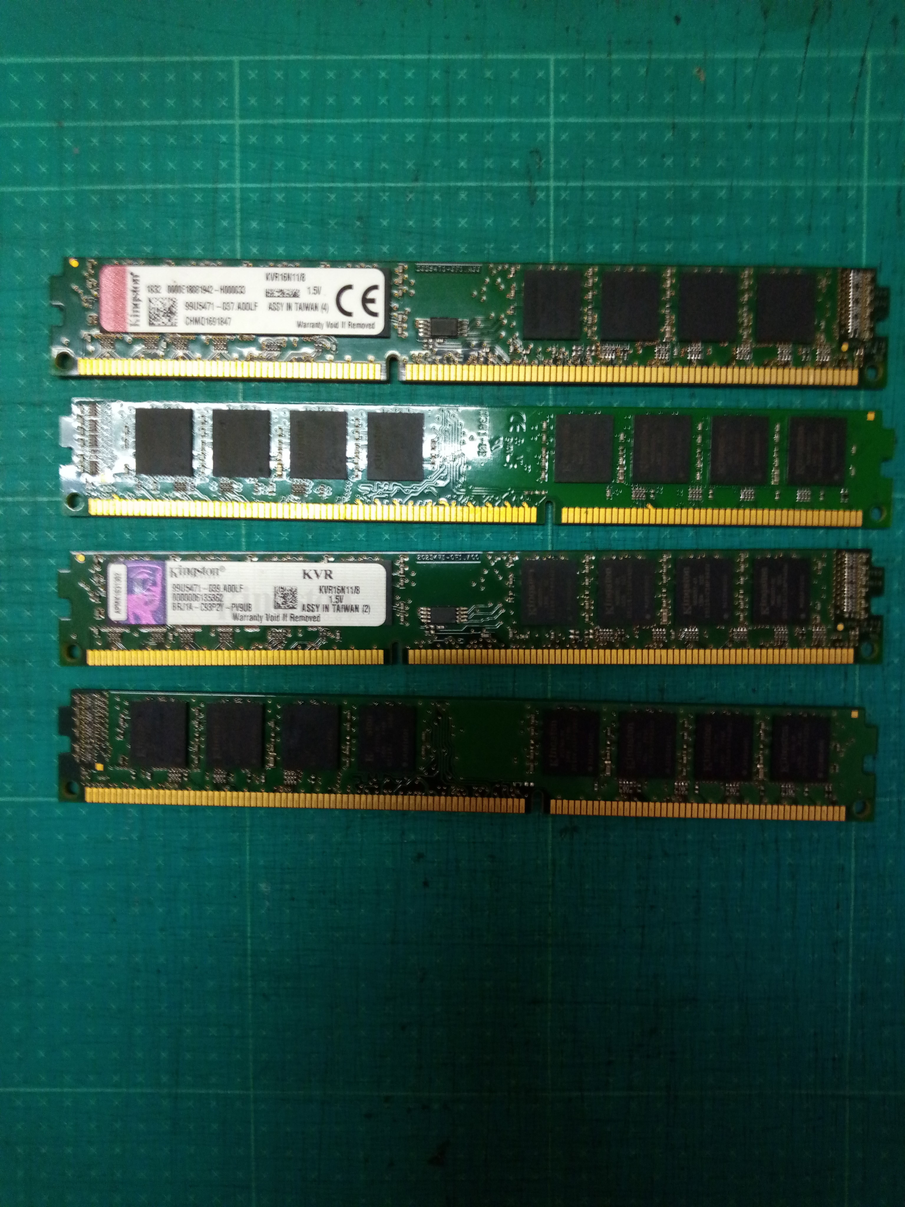 售 金士頓(KingSton) DDR3 /1600 /8GB @KingSton　雙面16顆粒@ 窄版