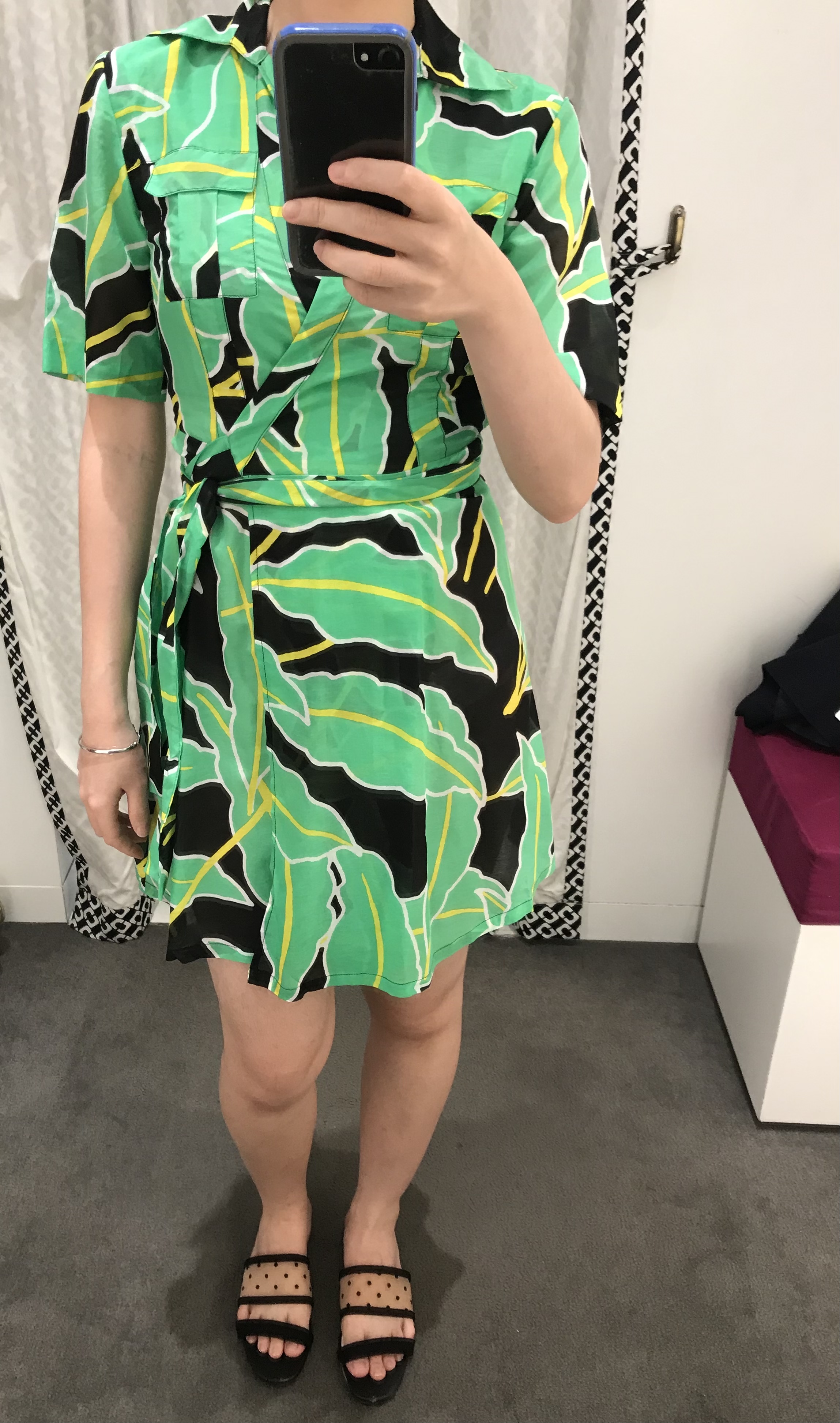 Diane Von Furstenberg wrape dress/DVF綁帶開襟洋裝 | Yahoo奇摩拍賣