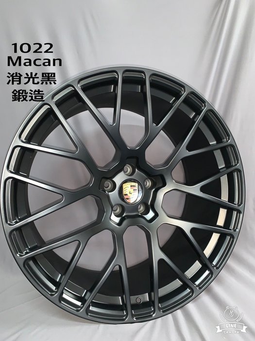 長鑫車業~鍛造客製化 保時捷 凱燕 Porsche Macan 原廠選配樣式 5孔 112/130 20吋前後配鋁圈