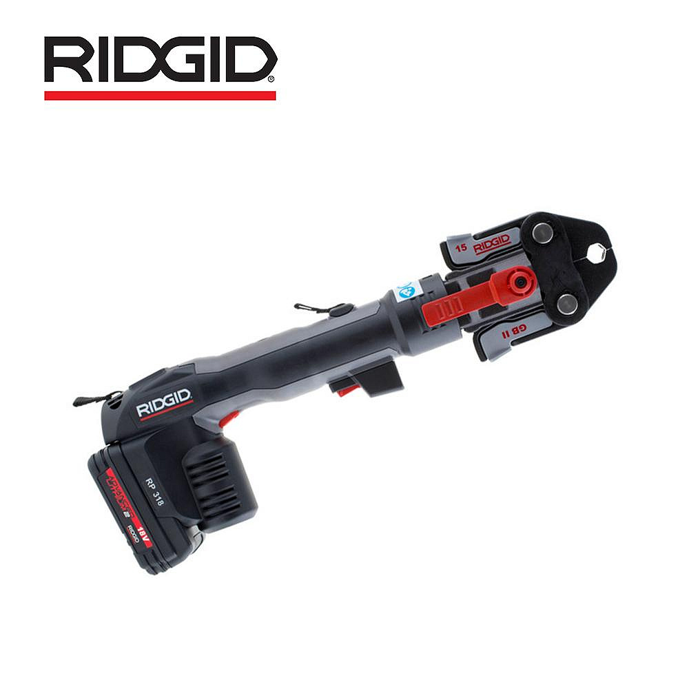 空機組 [達利商城] 美國里奇 RIDGID RP318 充電式壓接機 全自動退油 LCD顯示螢幕 不鏽鋼壓接機