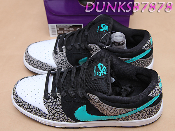 2020 NIKE SB DUNK LOW PRO ATMOS ELEPHANT 爆裂紋蒂芬妮BQ6817-009