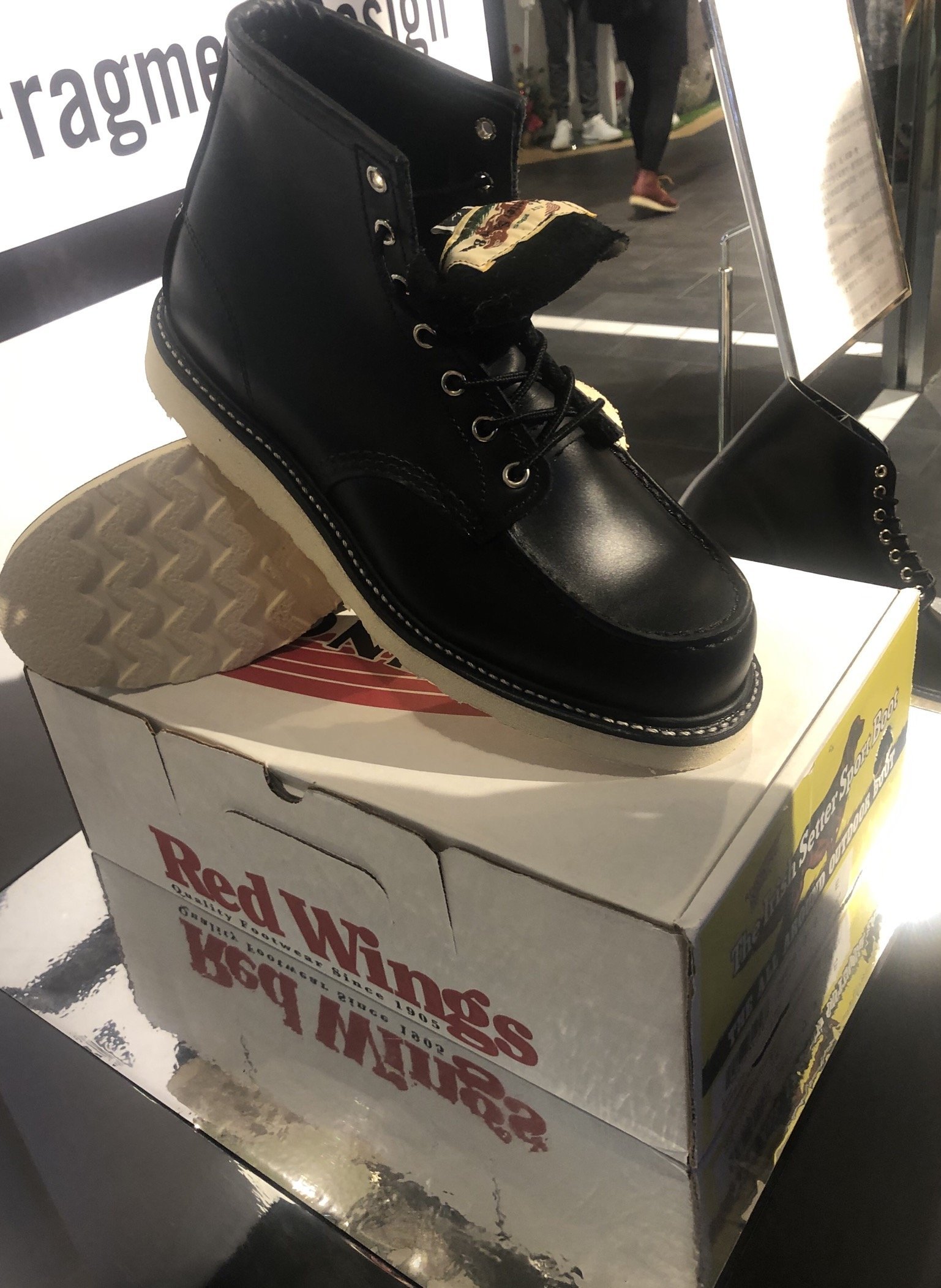 圓頭全新Red Wing x fragment design 聯名款MOC-TOE 4679 | Yahoo奇摩拍賣