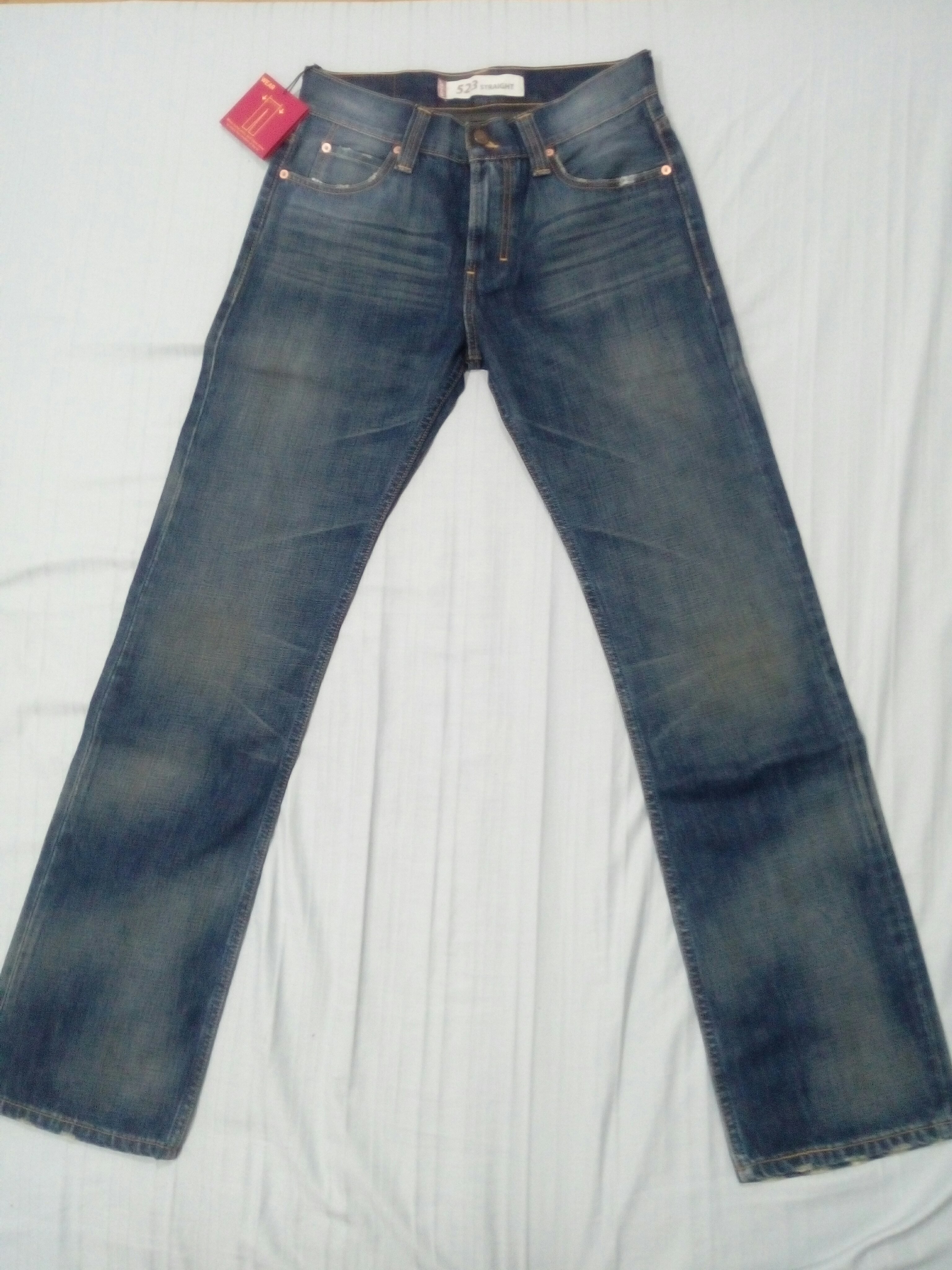 全新美國Levis Levi's專櫃真品正品已絕版523-0026方正剪裁陳冠希代言著