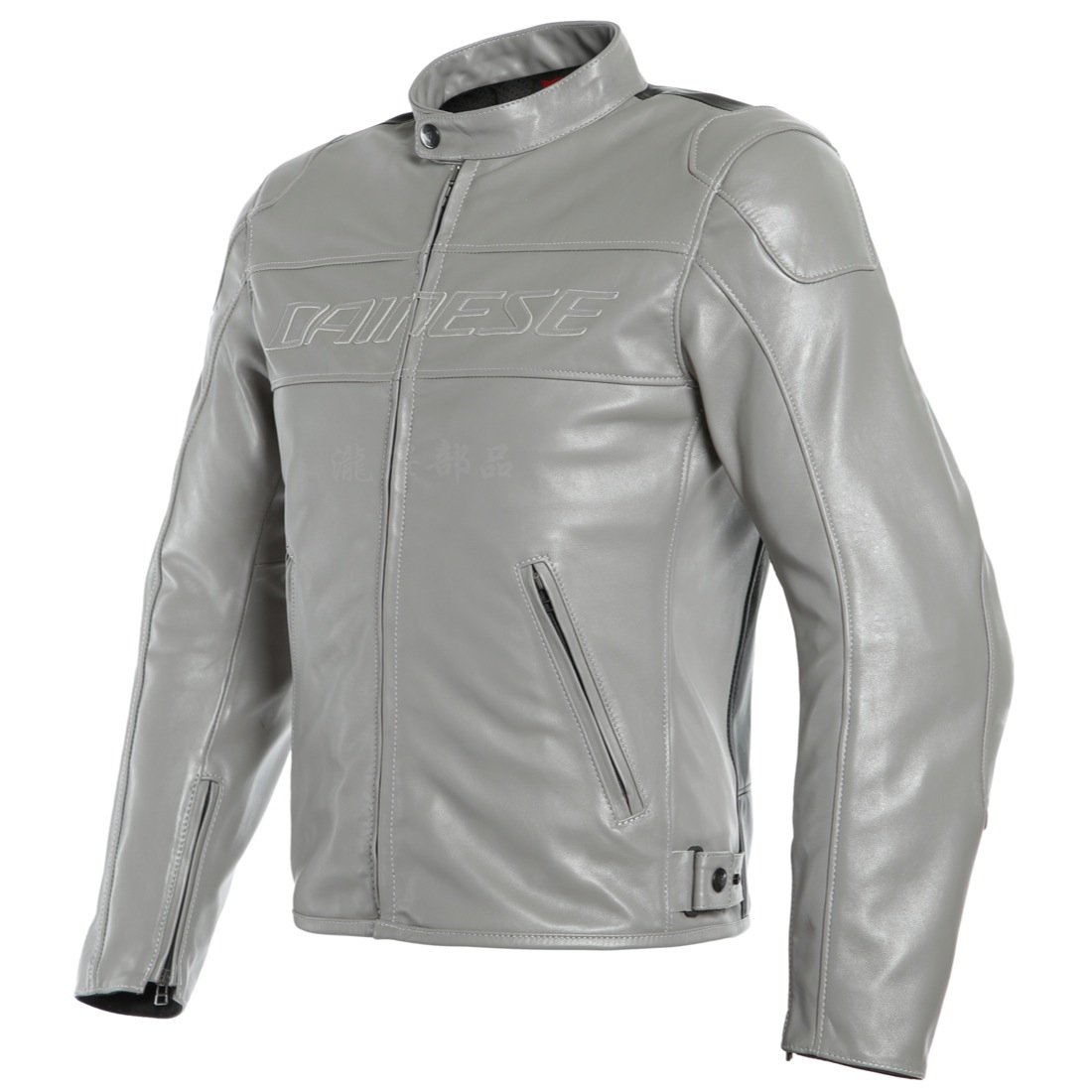 瀧澤部品 義大利DAINESE 丹尼斯 BARDO LEATHER JACKET 煙燻黑 復古防摔皮衣 夾克 休閒 真皮