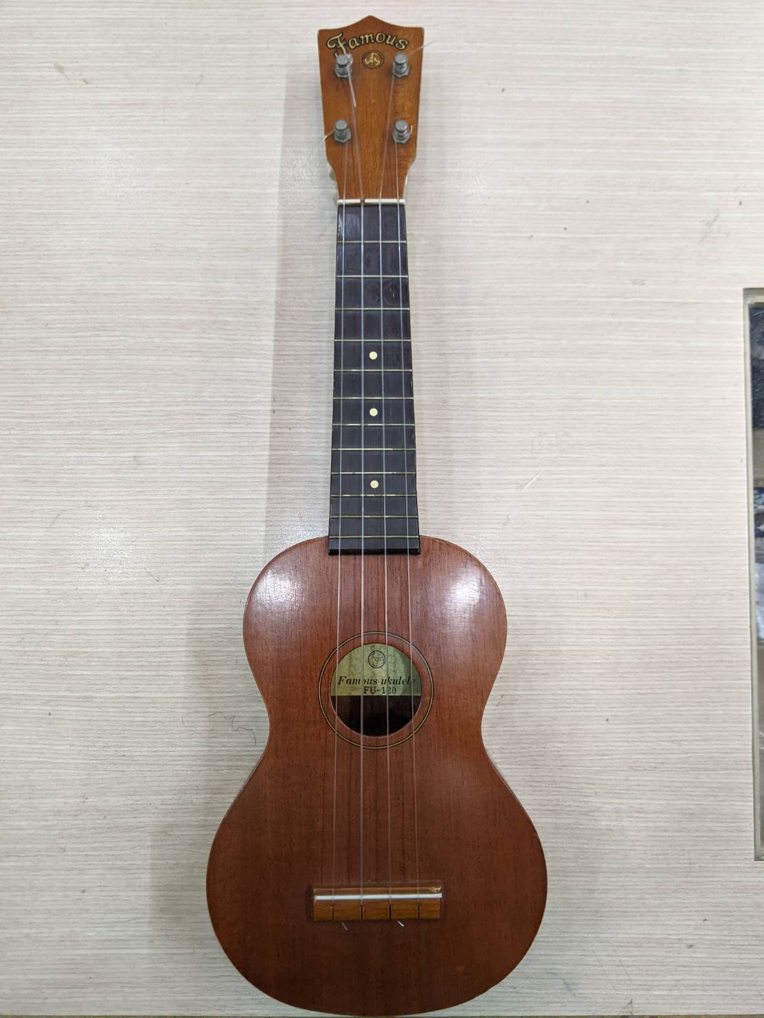 樂器之家日本二手FAMOUZ 21吋高音烏克麗麗FU-120 soprano ukulele