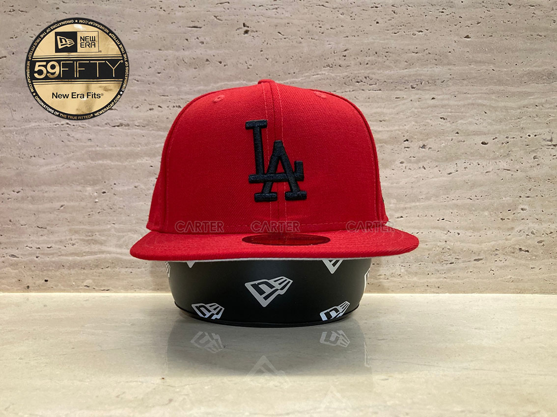 New Era x MLB LA Dodgers 59Fifty Red 美國大聯盟洛杉磯道奇隊紅底黑