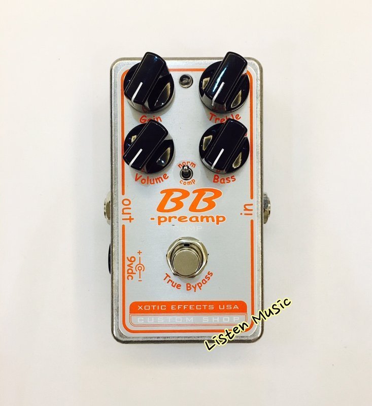 立昇樂器 Xotic Custom Shop BBP COMP Preamp 單顆前級破音效果器 美國製 公司貨