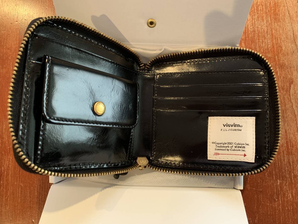 VISVIM 2019 19SS VEGGIE BI-FOLD WALLET 黑色高質感皮夾短夾| Yahoo