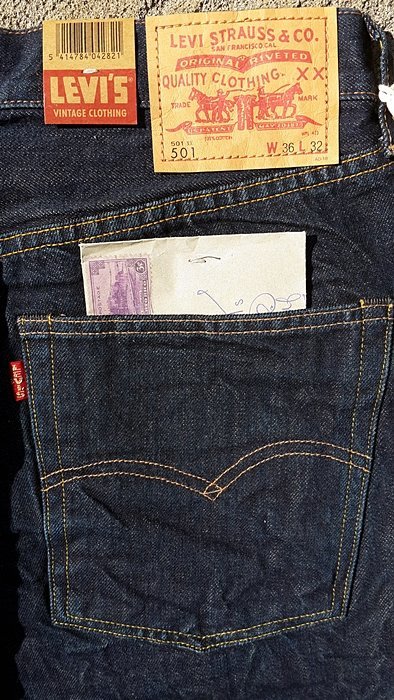 西方不敗全新歐洲版Levi's LVC 501XX 1966年Rough Rinse去漿66501Levis