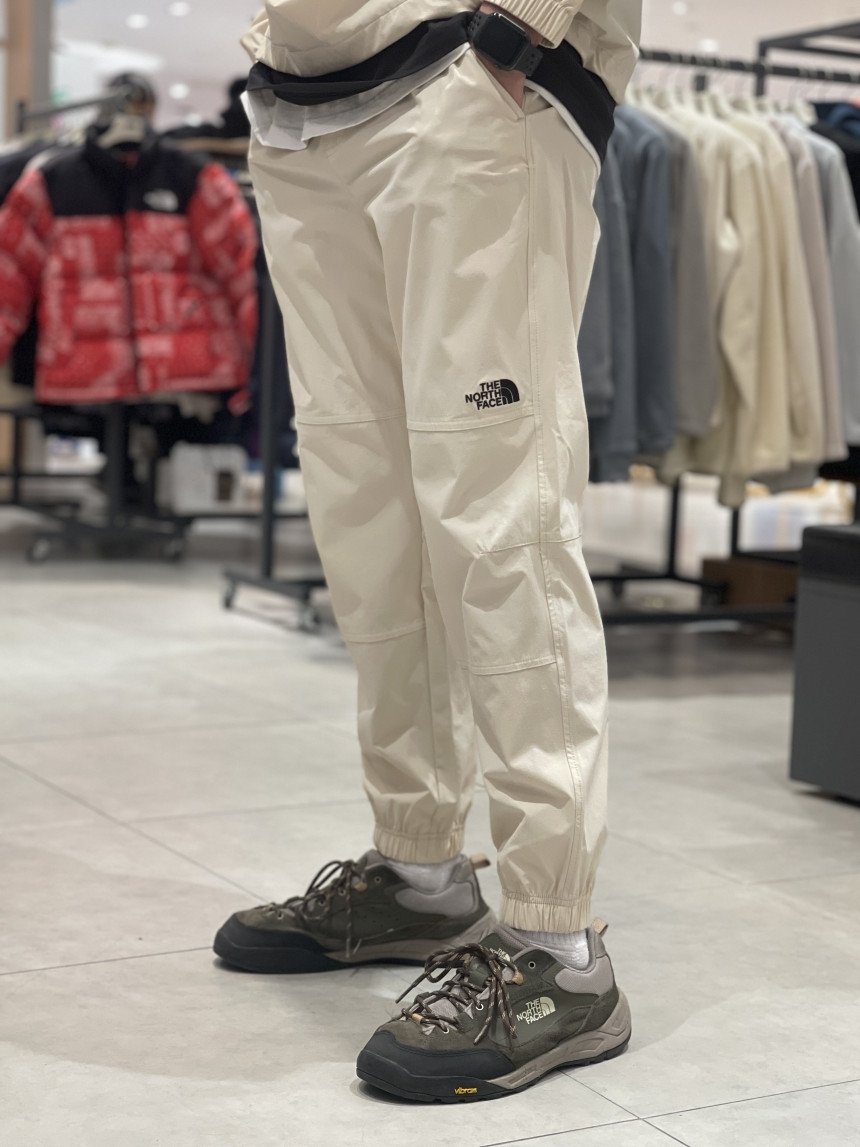 THE NORTH FACE/北臉韓國代購版本23夏男女同款松緊腰休閑工裝褲北面