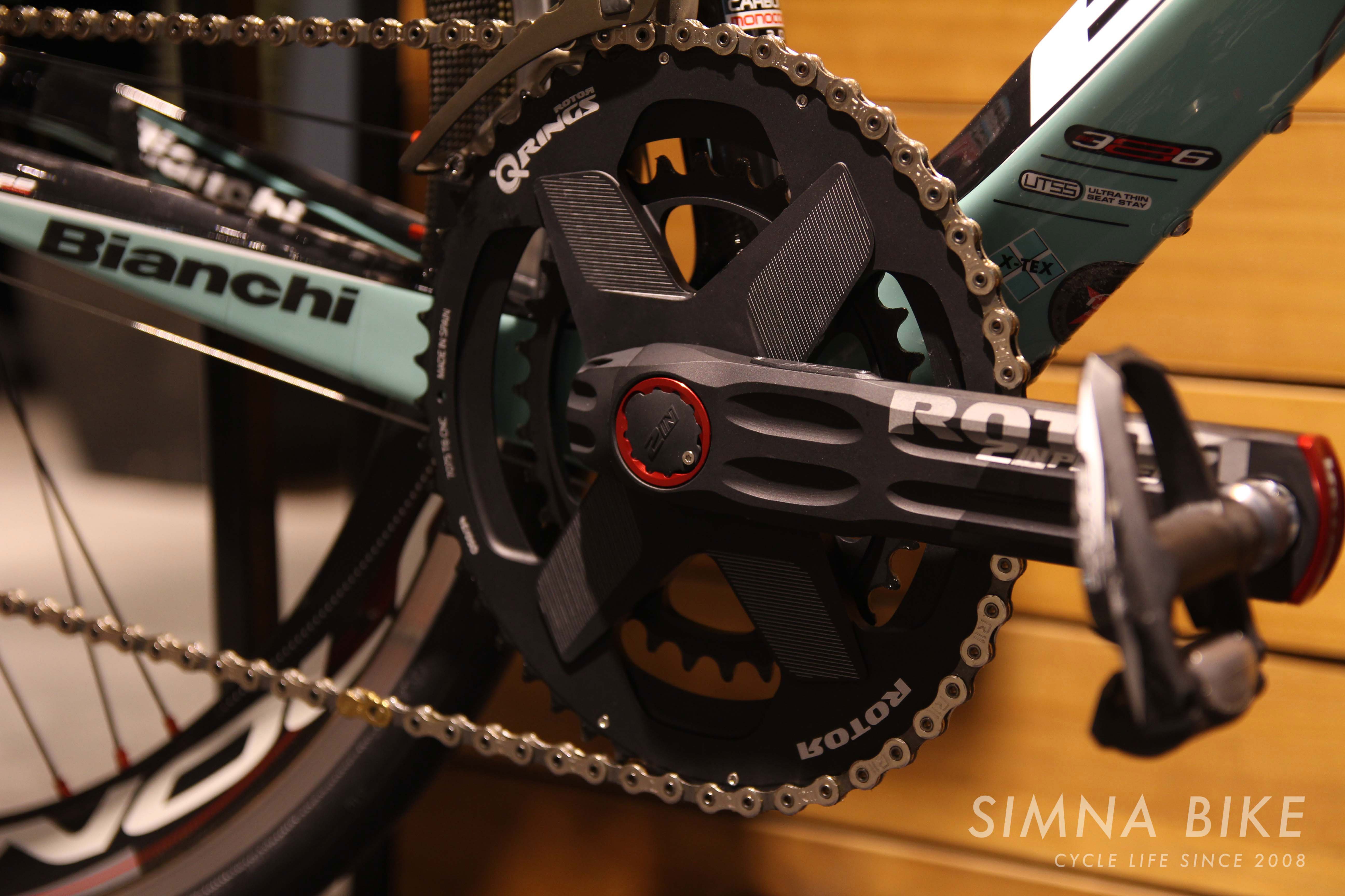 SIMNA BIKE]ROTOR ALDHU DM Q RINGS 直鎖式一體式橢圓盤公路車/自行車