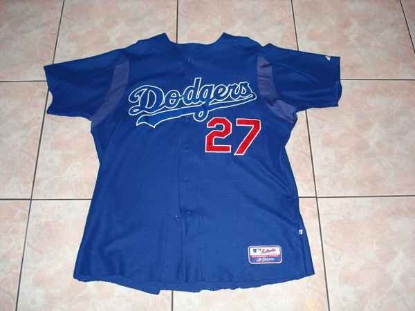 MLB Los Angeles Dodgers Kevin Brown #27 Size 52 Used