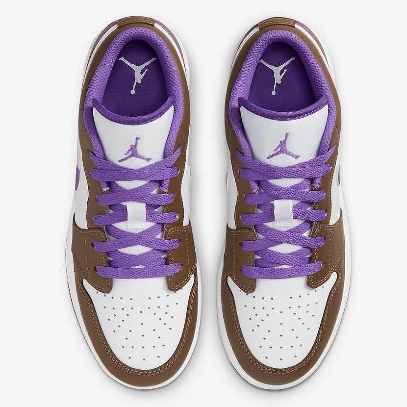 Nike Air Jordan 1 Low Brown and Purple 咖紫配色553558-215