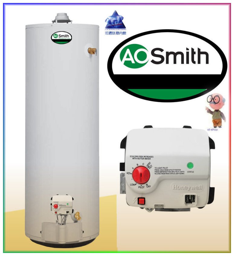 【達人水電廣場】 AO 史密斯 Smith 瓦斯熱水器 FCG100 儲熱式瓦斯熱水爐 100加侖