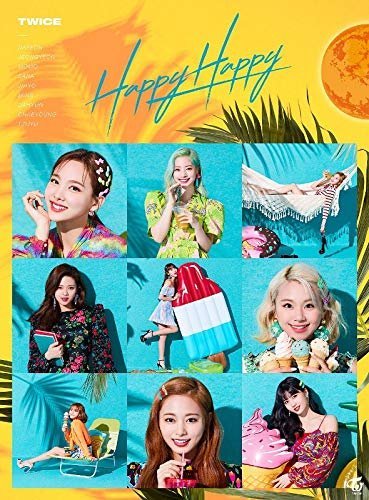 代購 特典IC卡貼付 初回限定盤B TWICE 周子瑜 Momo Sana HAPPY HAPPY CD+DVD 日盤