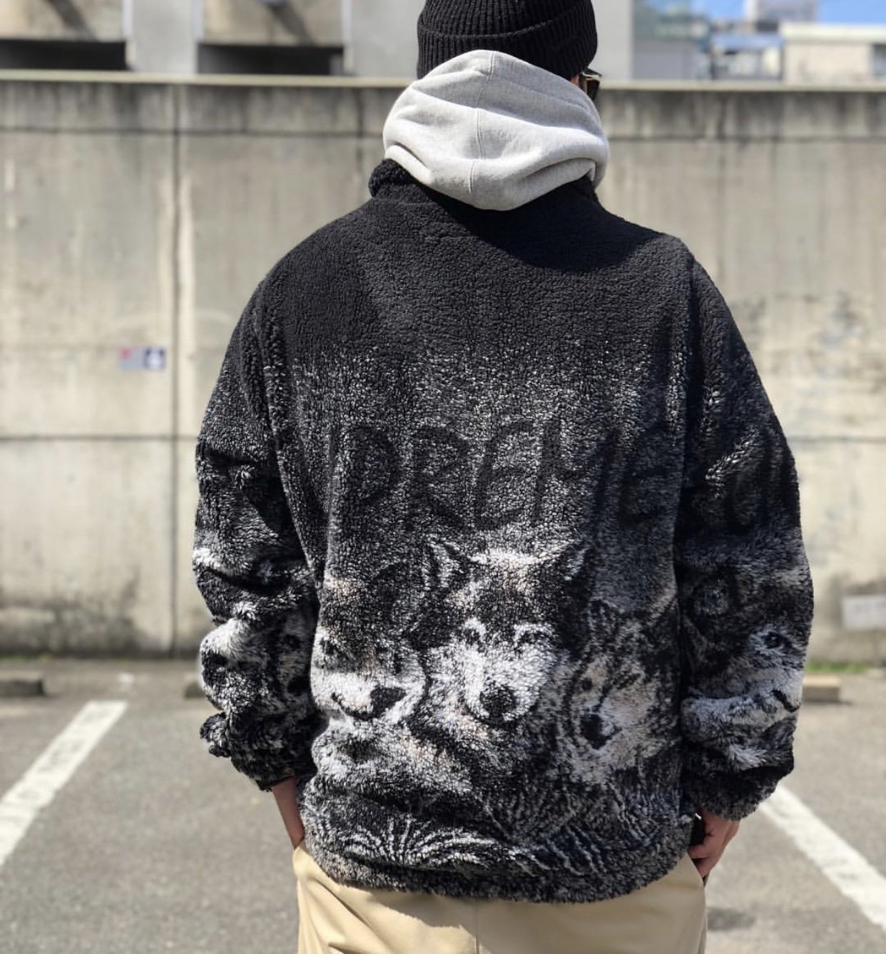 【M】Supreme Wolf Fleece Jacketジャケット/アウター