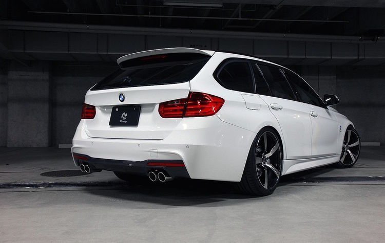 【樂駒】3D Design BMW F30 F31 M Sport 320i 328i 後下巴 後下擾流 碳纖維 日本