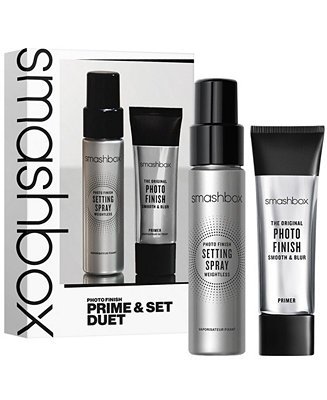 ✨DND現貨✨ Smashbox 妝前光采凝露+定妝噴霧超值組合