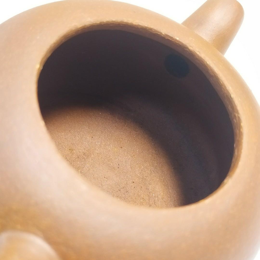 新着商品【聚寳齋*紫砂手工彫*紫砂壺*波浪紋*茶壺】茶壺容量：300cc