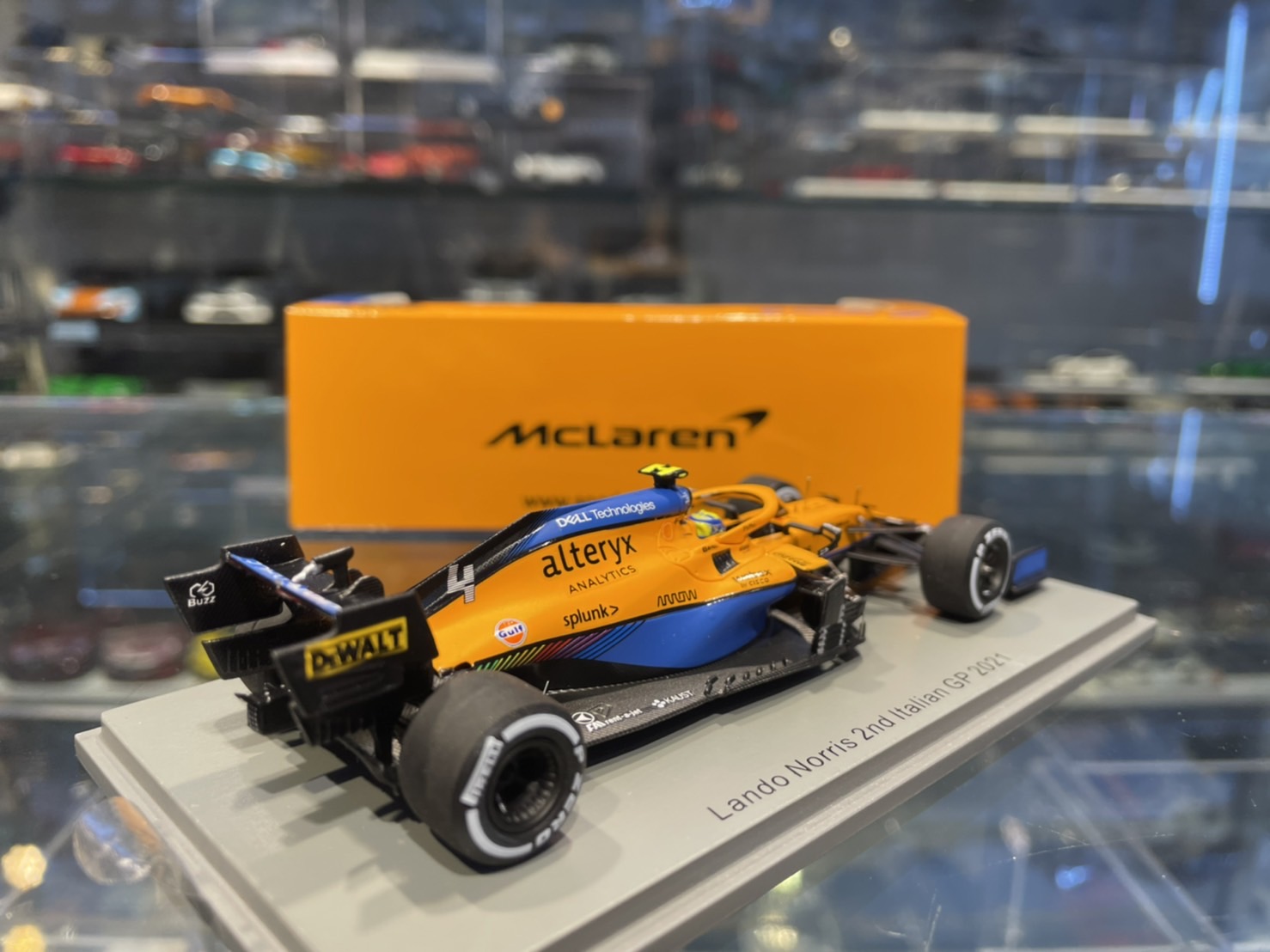 吉華科技@ 1/43 Spark S7690 MCLAREN MCL35M NO.4 LANDO NORRIS F1