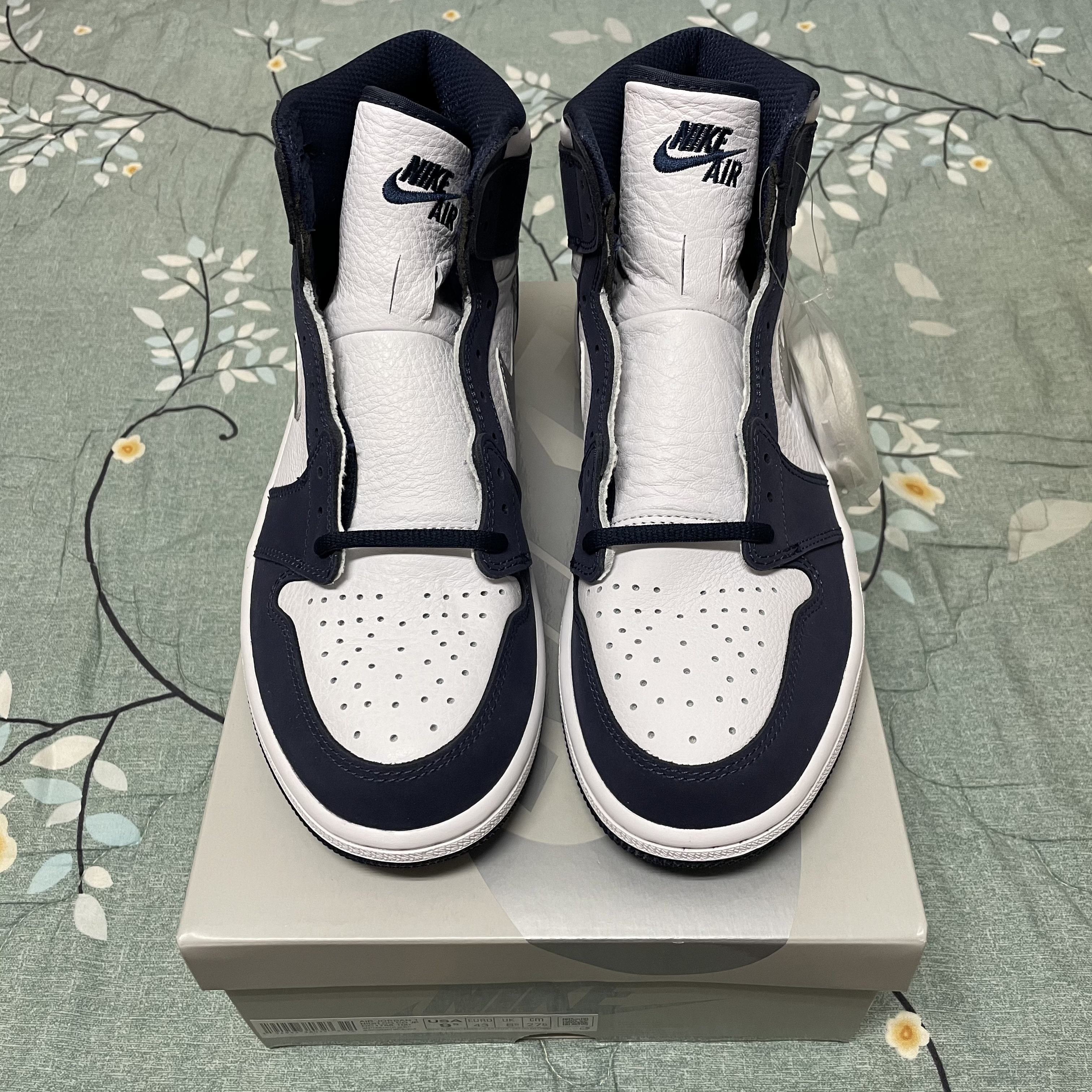 全新NIKE Air Jordan 1代OG午夜藍US 9.5官網公司貨| Yahoo奇摩拍賣