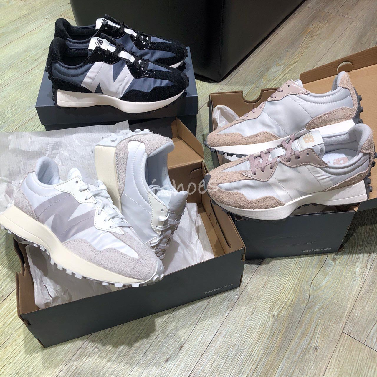 現貨iShoes正品New Balance 327 女鞋仙女鞋增高休閒鞋WS327SFD