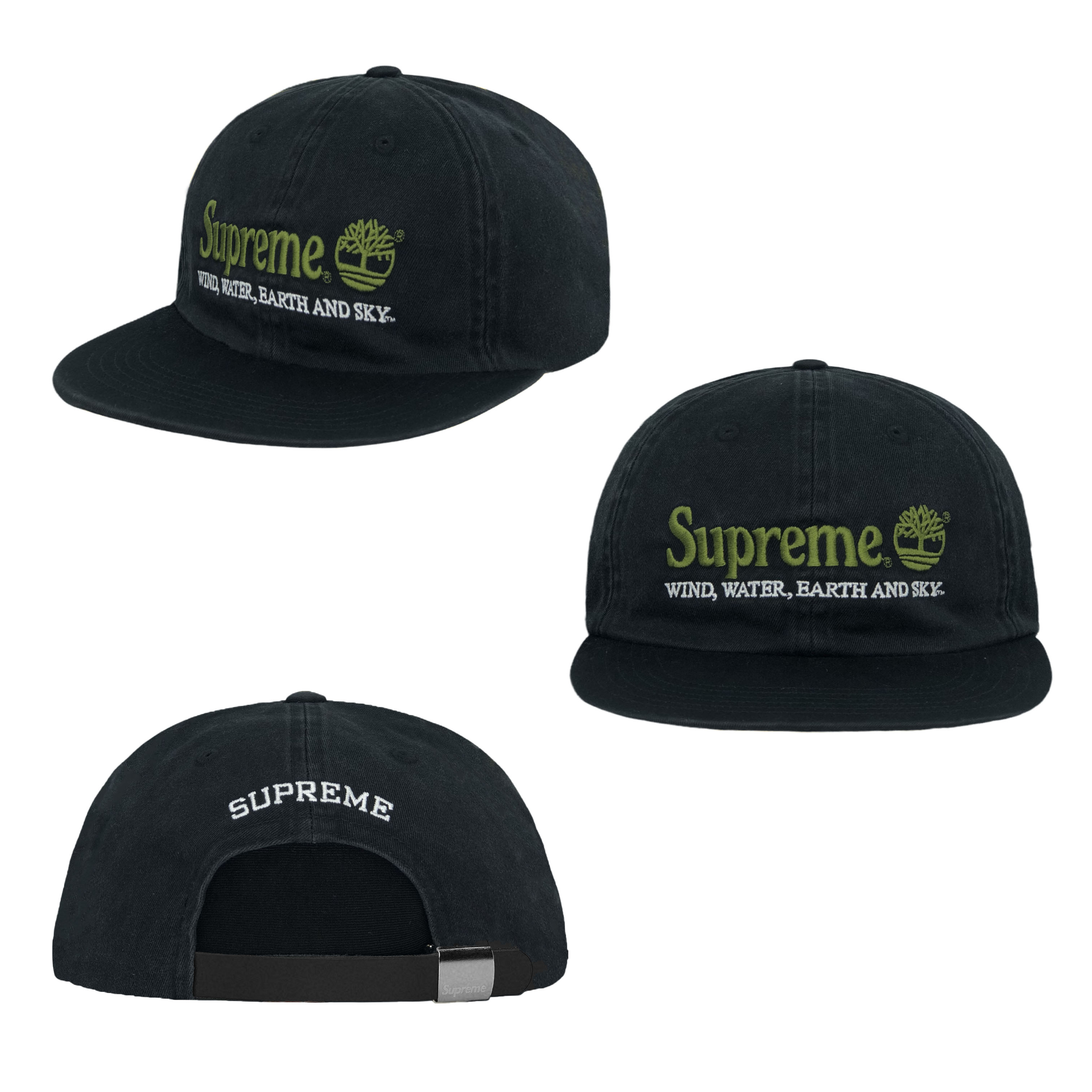 SUPREME X TIMBERLAND 6‑PANEL 六分帽六分割帽鴨舌帽聯名款⫷ScrewCap