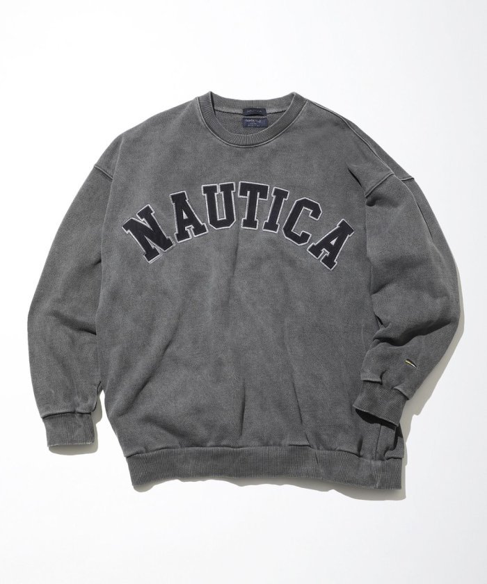 日貨代購CITY】 NAUTICA Pigment Dyed Arch Logo Sweatshirt 大學T