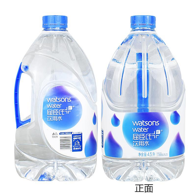 新品屈臣氏蒸餾水4.5L*4桶蒸餾制法飲用水桶裝儀器清洗敷面膜補發