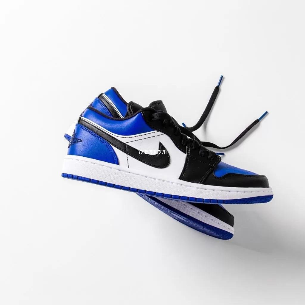 Nike Air Jordan 1 Low Royal Toe 黑藍閃電脚趾男女款CQ9446-400