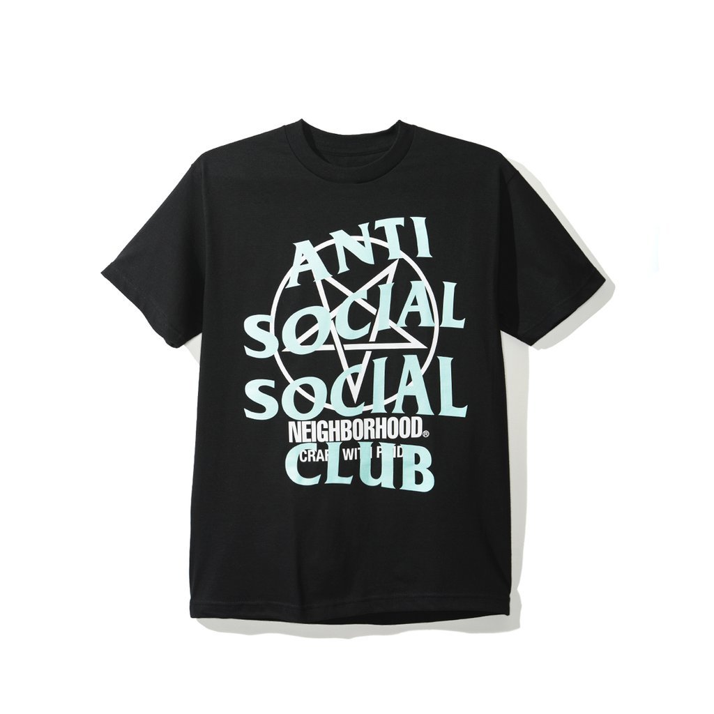 現貨- Anti Social Social Club x Neighborhood 聯名黑色短T | Yahoo