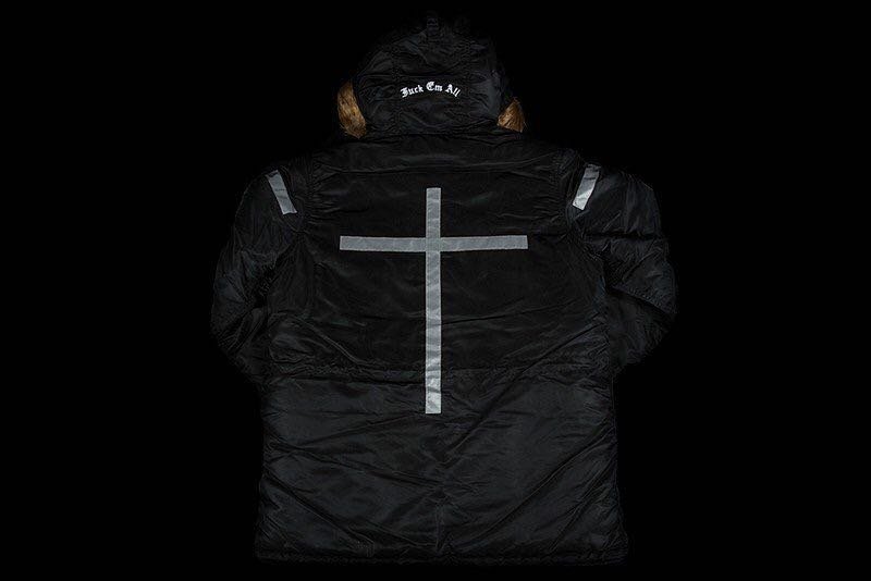 Supreme Reflective Cross N-3B Parka 黑色鋪棉外套| Yahoo奇摩拍賣